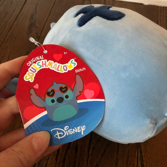 Squishmallows x Disney Bundle: 7” Stitch and Angel w/Heart Sunglasses - NWT! - Picture 10 of 13